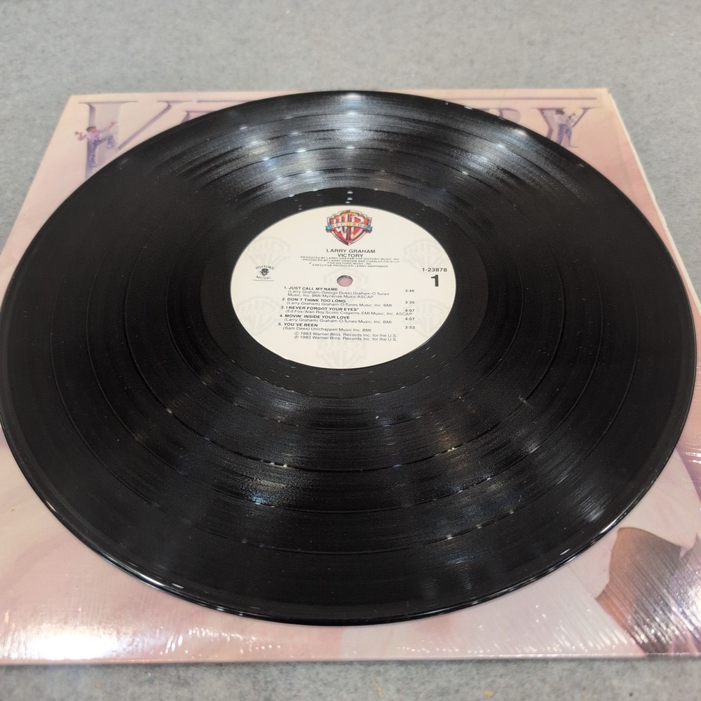 Larry Graham Victory Vinyl LP 1983 Warner Bros Records 1-23878 Funk Soul Album - Picture 3 of 6
